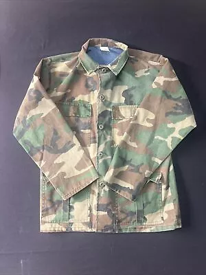Vintage 70’s 80’s US Army Prestige Apparel Camouflage Jungle Fatigue  Jacket Med • $69