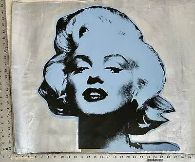 Steve Kaufman Art  Marilyn Monroe Silver Blue - 20x 20   SAK WAREHOUSE. • $65