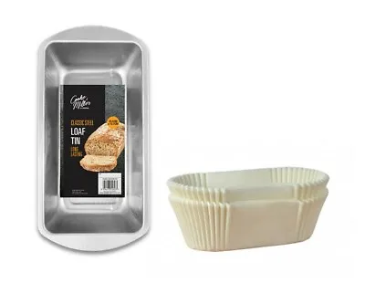 £2.29 • Buy Non-Stick Grease Proof 1lb 2lb Paper Loaf Cake Tins / Liners (Pack 1/20/40/100)
