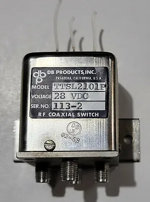 $45 • Buy RF Coaxial Switch TTSL2101P. DP Products Inc. 