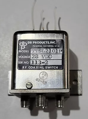 $45 • Buy RF Coaxial Switch TTSL2101P. DP Products Inc. 