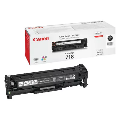 Canon 718VP Black Toner Cartridges Pack Of 2 2662B005 • £185.55