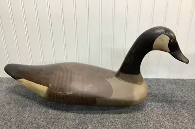 Good Vintage Maryland Canada Goose Decoy Carved & Painted 24  Long • $395