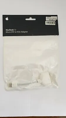 New Genuine Apple MacBook Air Micro-DVI To VGA Adapter MB203G/A  • $9.99