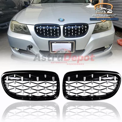 For 2009-2011 BMW E90 E91 LCI 328i 323i 325i Front Kidney Grill Grille Diamond • $43.98