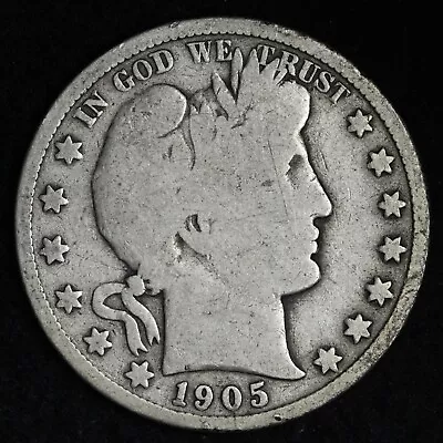 1905-S Barber Half Dollar E801 VACD • $20