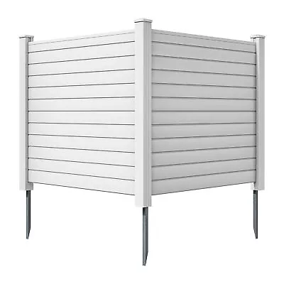 50 W X 50 H Air Conditioner Fence Trash Can Fence Vinyl Privacy Fence Panel • $107.76