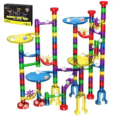 Magicfly Marble Run Set 127 Pcs Marble Race Track For Kids With Glass Marble... • $37.90