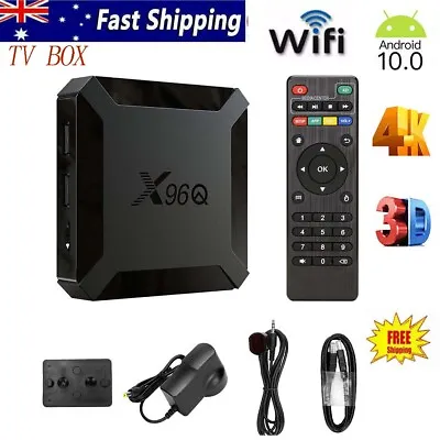 Smart TV Box X96Q HD Android 10.0 UHD 4K WIFI Media Player Set Top Box 8GB 16GB • $34.99