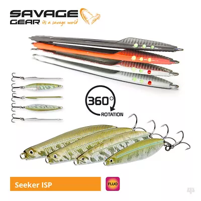 Savage Gear Seeker ISP Super Series Lures - Bass Sea Trout Salmon Fishing Tackle • £6.49