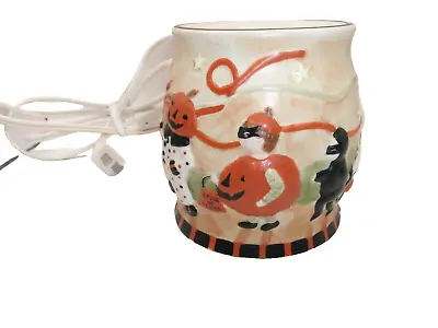 £12.86 • Buy Yankee Candle Ceramic Electric Wax Melter Burner Halloween Trick Or Treat READ