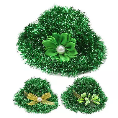 St Patrick's Day Leprechaun Hat Hair Clip Mini St Patrick's Day Hat Hair Clip • $8.64