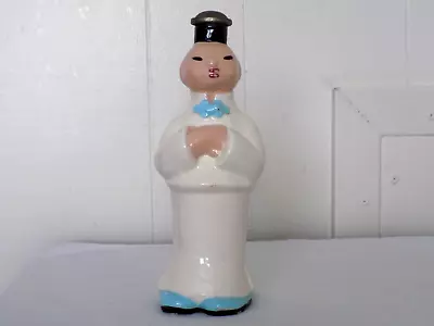 Vintage 1950s California Cleminsons Pottery China Boy Laundry Clothes Sprinkler • $18