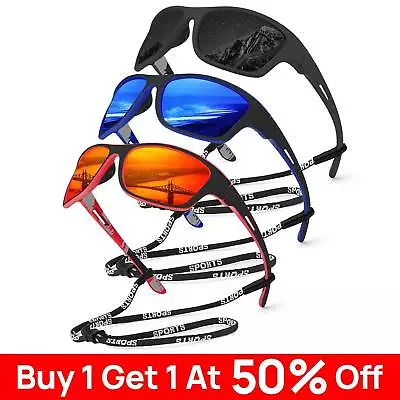 Men Polarized Sunglasses UV400 Glasses Fishing Sports Driving Cycling Eyewear • $12.50