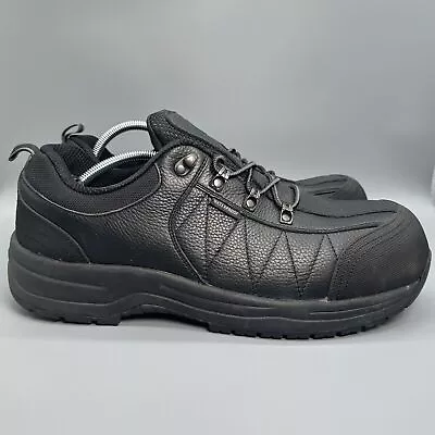 OrthoFeet Safety Composite Toe Dolomite Work Shoes Support Black Men 13 2E Wide • $69.95