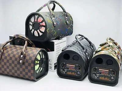 Portable Handbag Speaker Wireless Bluetooth Indoor Outdoor Mp3 LED Karaoke FM • £27.99