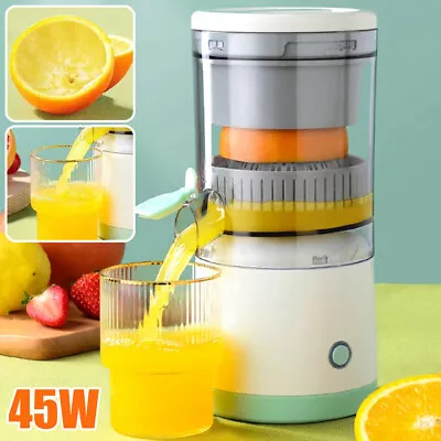 Wireless Orange Squeezer Electric Citrus Juicer Fruit Extractor Lemon Lime USB • $29.90