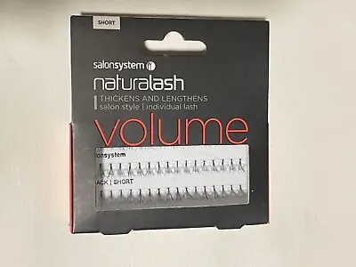 Salon System Thickens And Lengthens Individual Lash - VOLUME Black Short New • £2.90