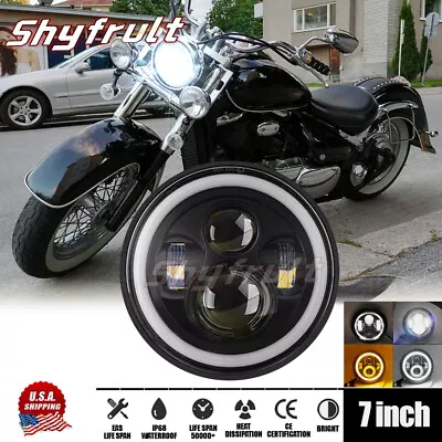 LED Headlight Kit For Suzuki Intruder Volusia VS VL 700 800 1400 1500 Boulevard • $52.26