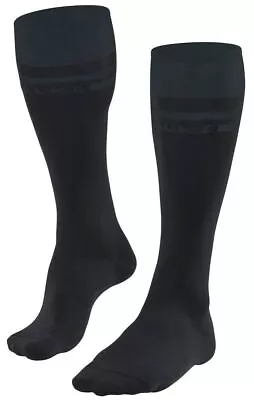 Falke Mens SK7 Race Skiing Knee High Socks - Black • £29.95