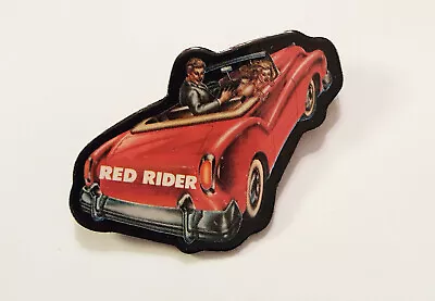 RED RIDER Don't Fight It Pinback Button US 3  Shaped Badge 1979 Vintage Canadian • $128.66