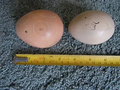 Two Vintage Alabaster Eggs • £2