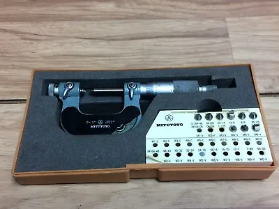 Nice ! Mitutoyo No 126 Screw Thread Micrometer 0 - 1   .001   • $425