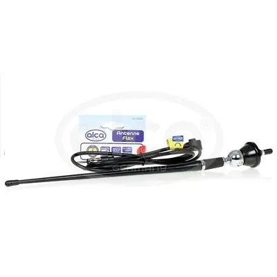 Flexy Rubber Car Aerial Antenna Radio Roof Fender Mast 40Cm 1.4M Cable 533000 • £9.99