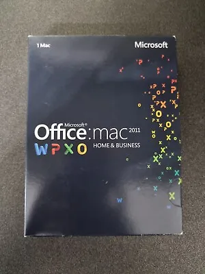 £25.74 • Buy Read Description Microsoft Office Mac 2011 Home & Business●