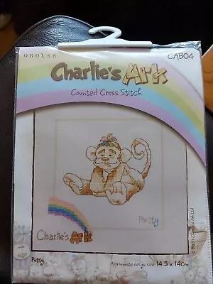 Putty The Monkey - Charlie's Ark Counted Cross Stitch • £3