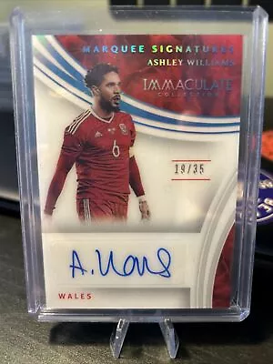 Panini Immaculate Soccer 2017 Ashley Williams Auto /35 • £12.50