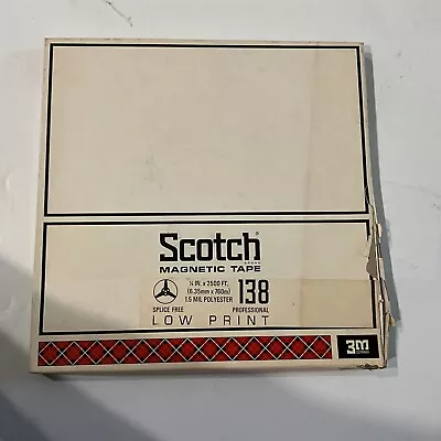 Scotch Empty Metal Takeup Reel 10.5 Inch By 1/4 Inch For Reel To Reel In Box • $19.99