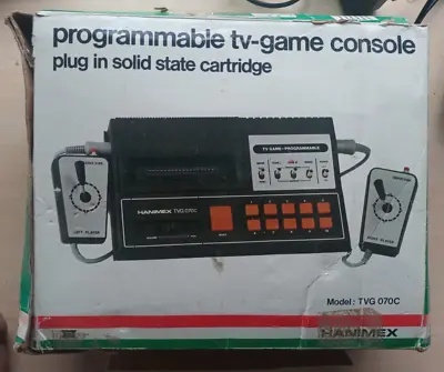 Hanimex TVG 070C TVG070C Console W/ Game Original Box - Works Needs Restoration • $125