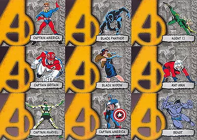 Marvel Beginnings 2 U Pick Single Die Cut Avengers Insert Cards A-8 Etc. Ma • $3.59