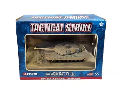 Corgi Tactical Strike 2003 Operation Iraqi Freedom M1A1 Abrams Tank US Army 1:64 • $59.99