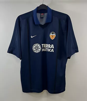 Valencia Away Football Shirt 2000/01 Adults Large Nike A109 • £59.99