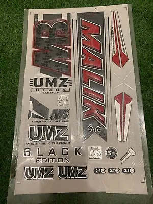 MB Black Edition Cricket Bat Stickers • £12.99