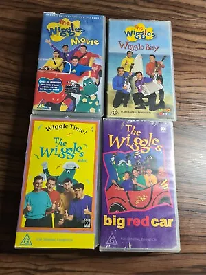 Vintage Wiggles VHS Tapes. ABC Kids Original Cast Bulk Lot 4x • $43