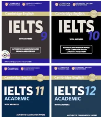 Cambridge IELTS 123.....14 With DVDs Contain Ielts 11 12 Academic • £187.99