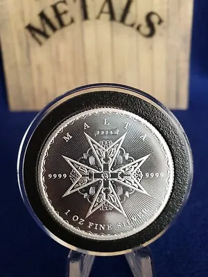 2023 Maltese Cross 1oz Pure Silver Coin. Comes In Black Ringed Capsule And Pouch • $36.99