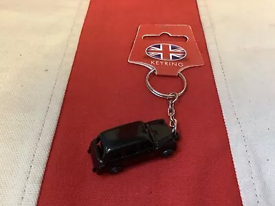 London Black Taxi/ Hackney Cab Keyring Souvenir Gift Novelty Die Cast Black • £3.99