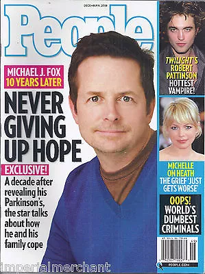 People Magazine Michael J Fox Robert Pattinson Michelle Williams Dumb Criminals. • $13.45