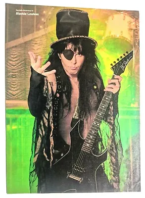 W.a.s.p. / Blackie Lawless / Magazine Full Page Pinup Poster Clipping + Dvd (2) • $12.99