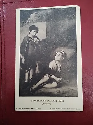£1 • Buy Vintage Postcard Two Spanish Peasant Boys Murillo. Good Others 4 Sale. UK (ties)