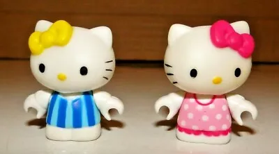 Hello Kitty Mega Bloks Figures   Mini Figures From Vacation Resort Lot Of 2 • $11.99