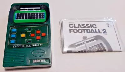 Working 2002 Mattel Classic Football 2 Handheld Game With Instructions • $9.99