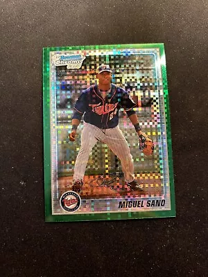 2010 Bowman Chrome Prospects Retail Green X-Fractor Miguel Sano #BCP205 • $5.95