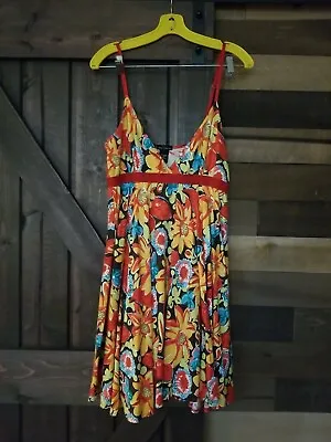 Moda International Victoria Secret Multi Color Tank Style Fit Flare Dress S • $10.92
