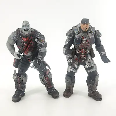 NECA Gears Of War Marcus Fenix Vs Locust Drone 7  Figure Set (No Weapons) • $59.99