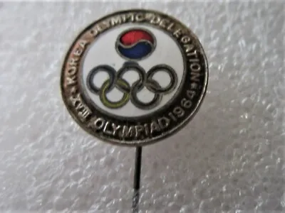 £71.94 • Buy 1964 Tokyo Olympic Games Silver Korea Delegation Noc Pin Badge